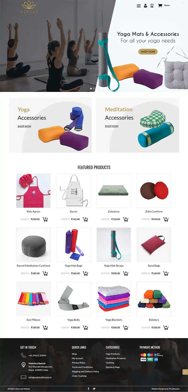 yoga-accessories-website-template